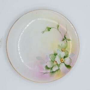 Vintage NIPPON Hand Painted Fine China Bread Butter Plate 6.25" Rising Sun Mark